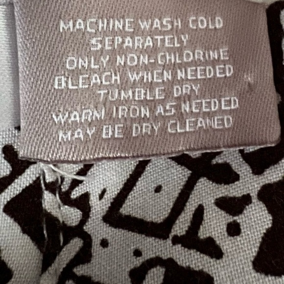 Chico’s Brown & White Open Front Rayon Cardigan Size 3 - Picture 8 of 13